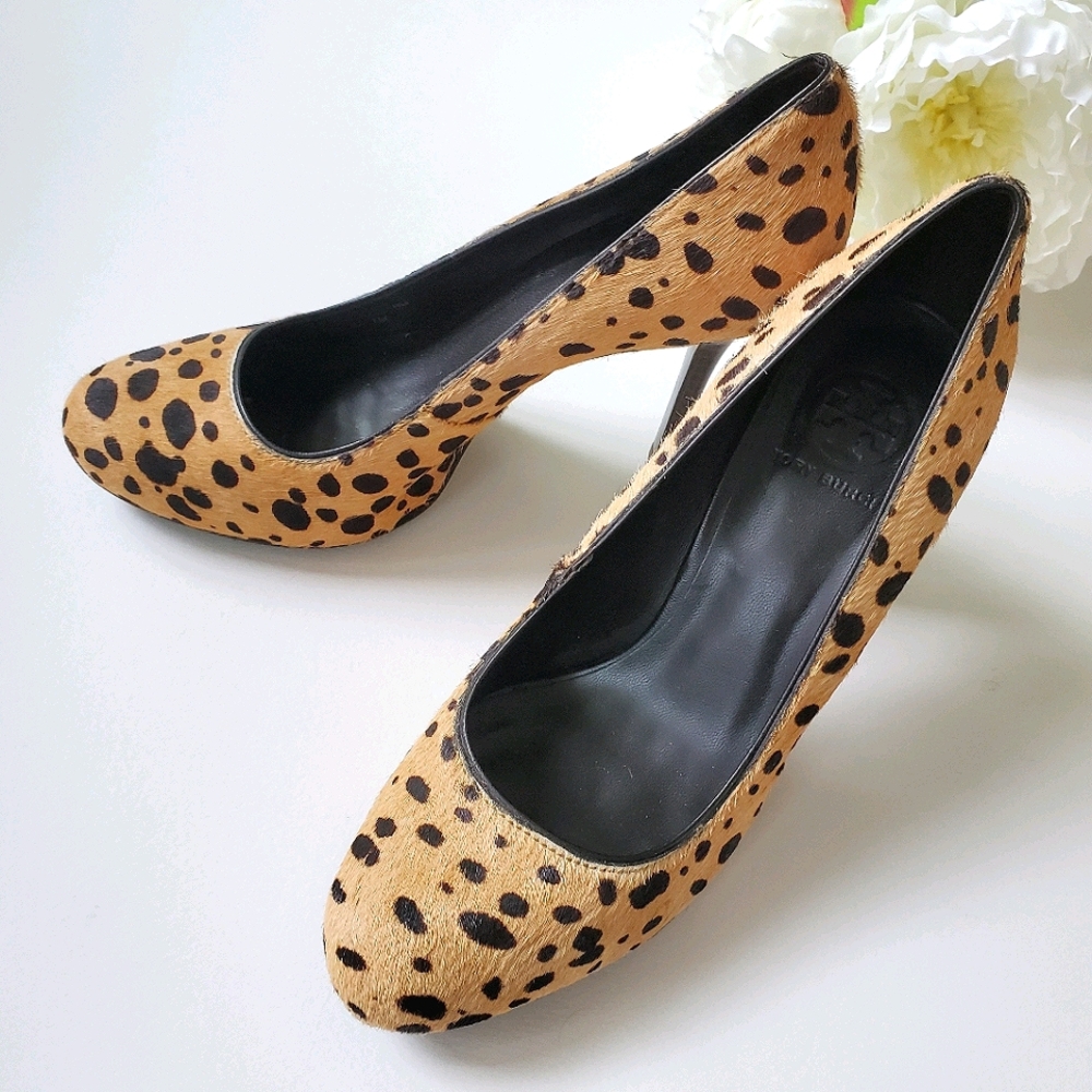 Tory Burch leopard heels